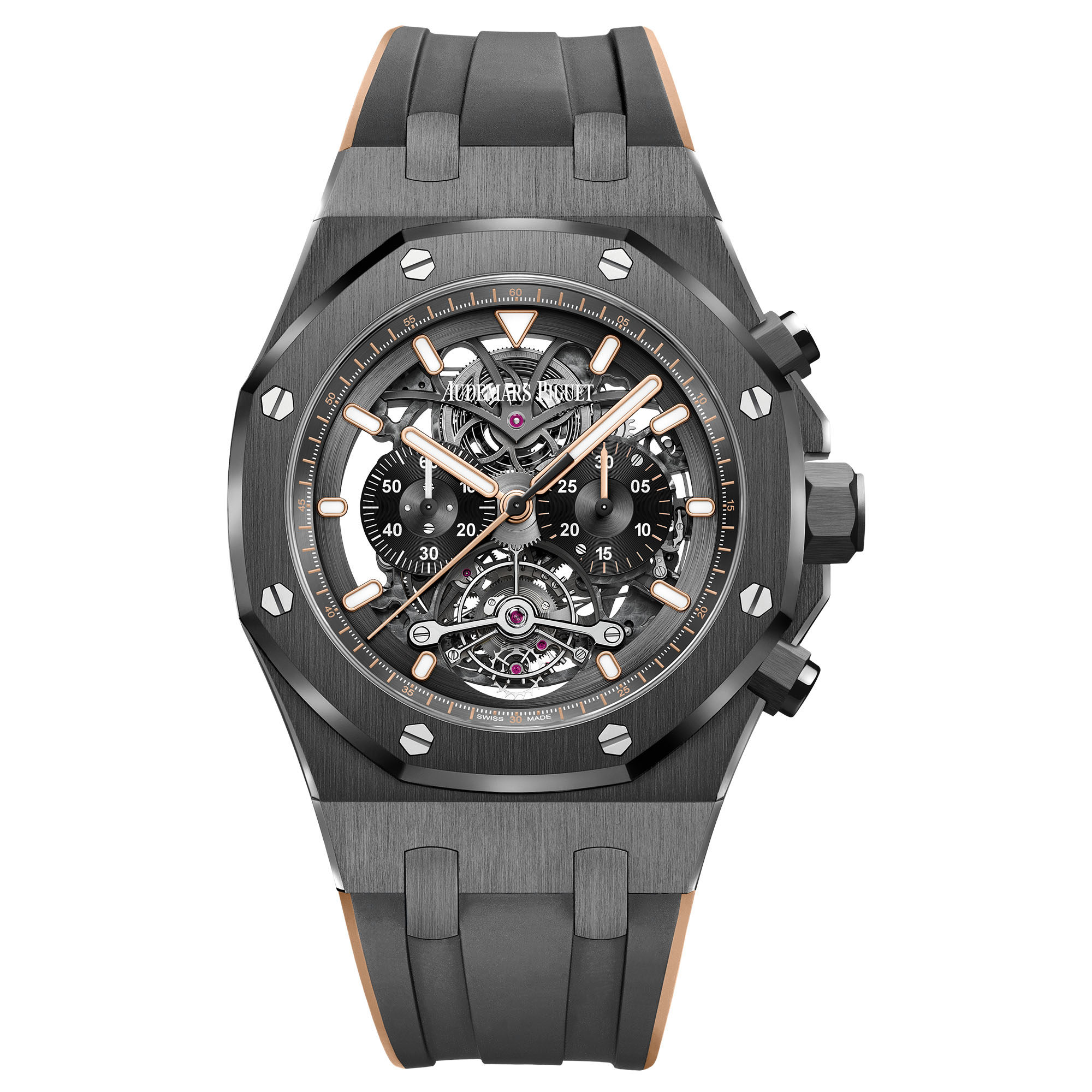 Shopping Replica Audemars Piguet Royal Oak Tourbillon Openworked 26343CE.OO.D002CA.04 watch